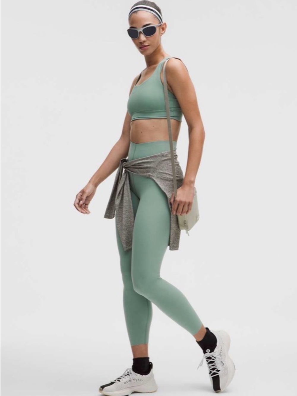 Lululemon Glow Up Super High Rise Tight 25" Crater Blue Leggings Size 0